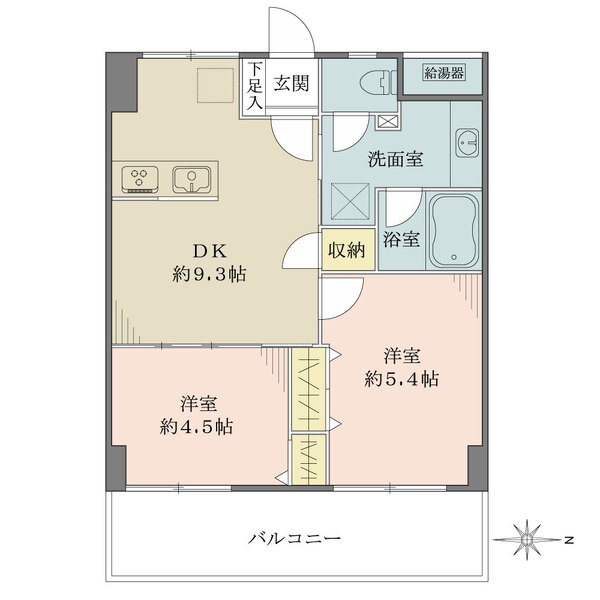 ヴェルドミール柳橋の間取図