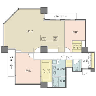 銀座タワーの間取図