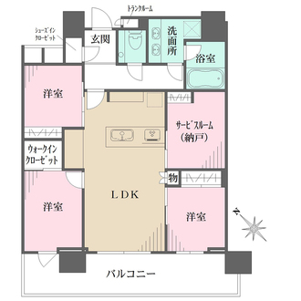ブリリアザタワー東京八重洲アべニューの間取図