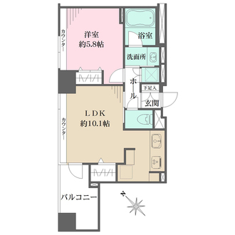 コスモグランシア人形町の間取図