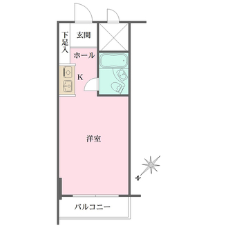 巣鴨陽光ハイツの間取図