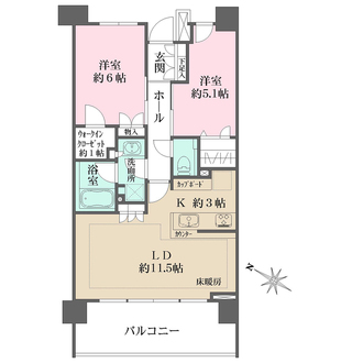 パークホームズ目白ザテラスの間取図