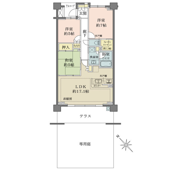 BELISTA長後の間取図