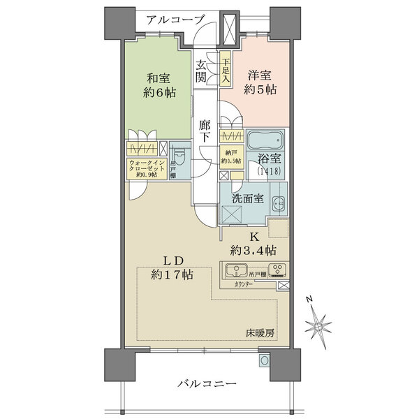 ザ・パークハウス茅ヶ崎の間取図