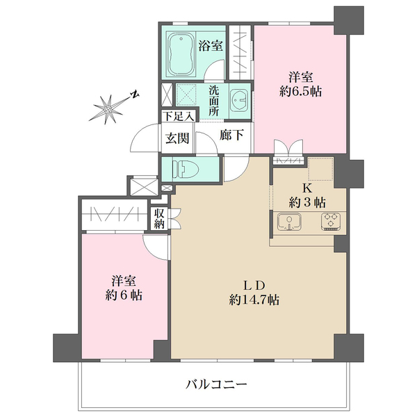 ノブレス湘南藤沢センタースクエアの間取図