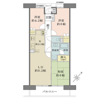 湘南サザン260の間取図