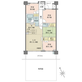 BELISTA長後の間取図