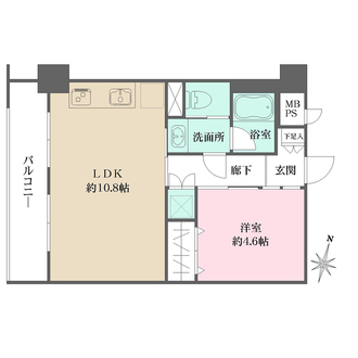 亀戸クリーンハイツの間取図
