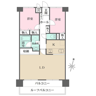 グローリア初穂湘南六浦の間取図