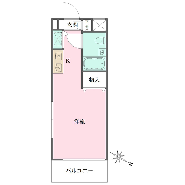 クレセール笹塚の間取図