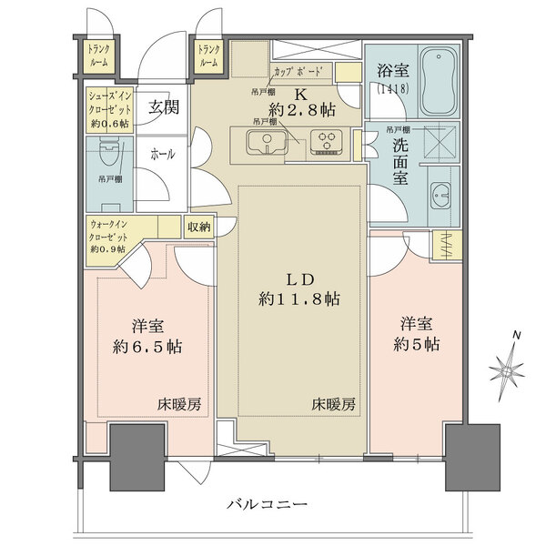 パークタワー西新宿の間取図