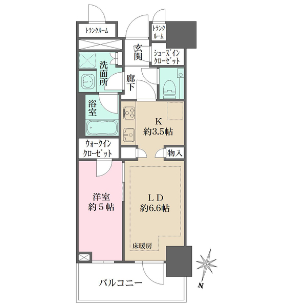 パークタワー西新宿の間取図
