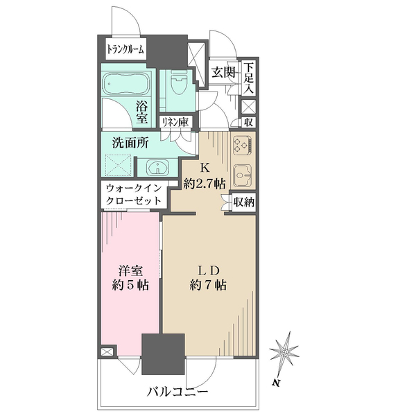 パークタワー西新宿の間取図