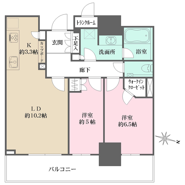 パークタワー西新宿の間取図