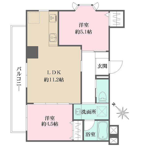 オリエンタル新中野の間取図