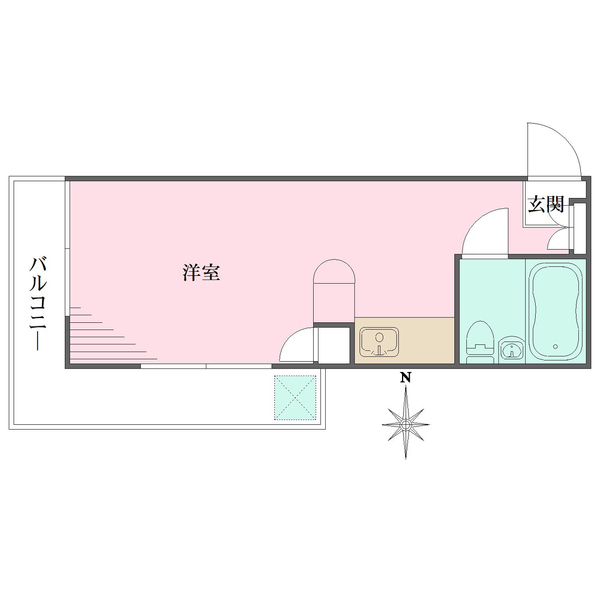 メゾン・ド・シレーヌの間取図