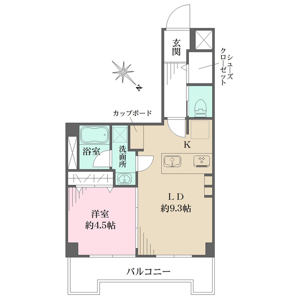 日興初台スカイマンションの間取図