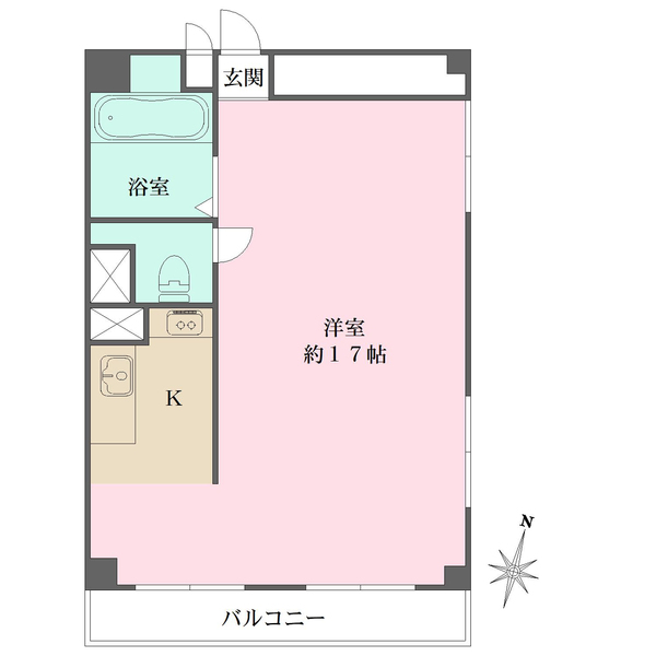 カサベルド富士見の間取図