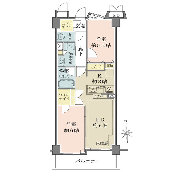 サニーコート大森の間取図