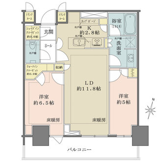 パークタワー西新宿の間取図