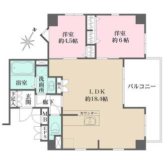 サーパス方南町の間取図
