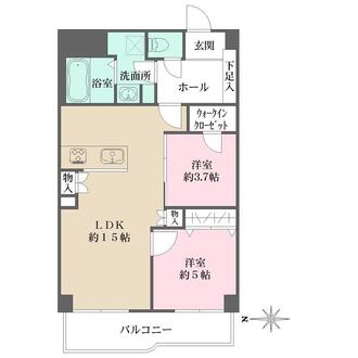 ルネ中野新橋の間取図