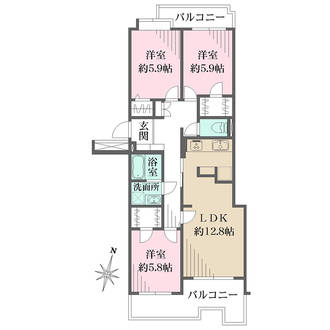 シティコープ柏木の間取図