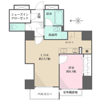 パークシティ杉並セントラルタワーの間取図