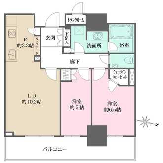 パークタワー西新宿の間取図