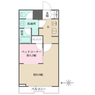 コンシェリア西新宿タワーズウエストの間取図
