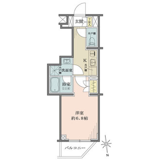 プレール・ドゥーク中野南台の間取図