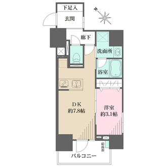イニシアイオ東中野の間取図