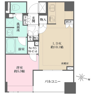 パークホームズ中野南台ステーションテラスの間取図