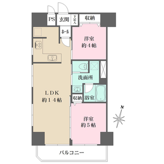 新宿パークサイド永谷の間取図
