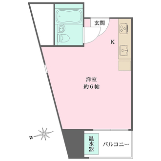 ダイヤモンド西新宿の間取図