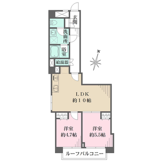 ライオンズマンション中野弥生町の間取図
