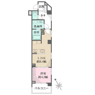 リビオ東中野の間取図