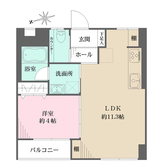 中野コーポビアネーズの間取図