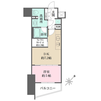 ザ・パークワンズ渋谷本町の間取図