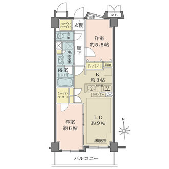 サニーコート大森の間取図