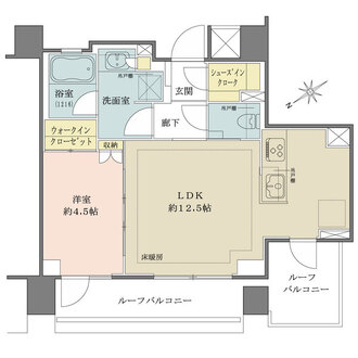 クレヴィア西荻窪の間取図