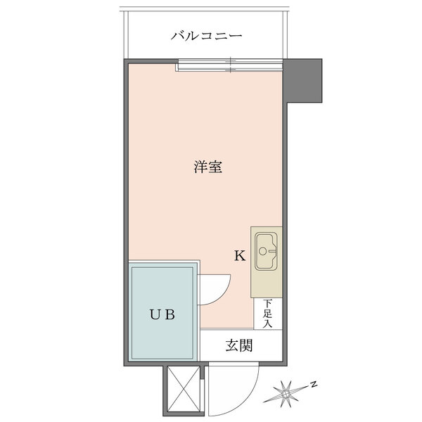 高輪ダイヤハイツの間取図