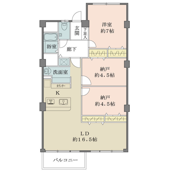 メゾン麻布の間取図