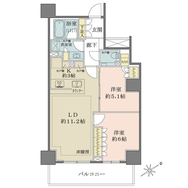 ザ・パークハウス三田ガーデン レジデンス&タワーの間取図