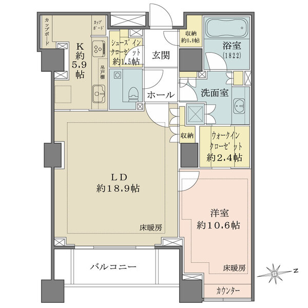 麻布台パークハウスの間取図