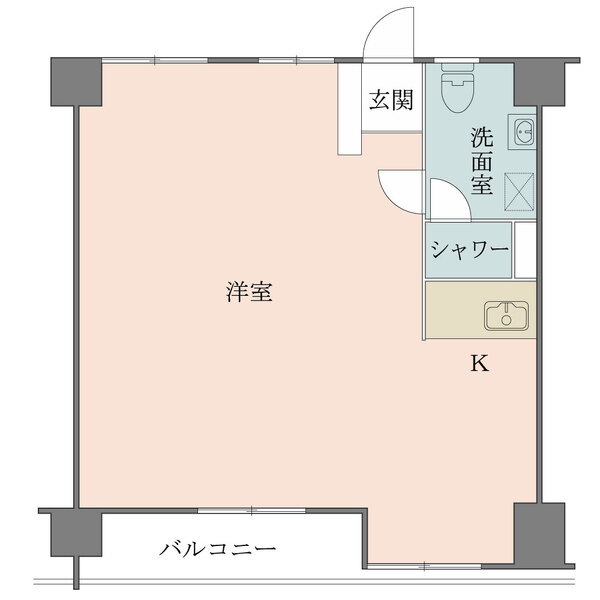 六本木ハイツの間取図