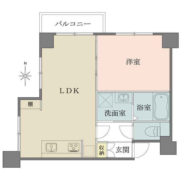 秀和第2高輪レジデンスの間取図