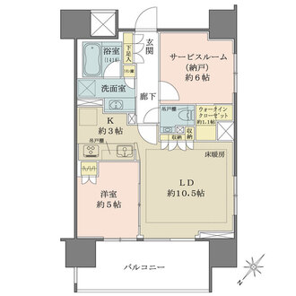 ザ・パークハウス愛宕虎ノ門の間取図
