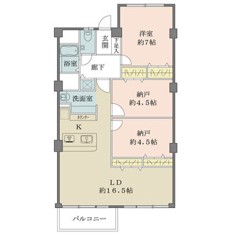 メゾン麻布の間取図