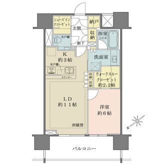 ザ・パークハウス愛宕虎ノ門の間取図